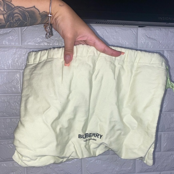 Burberry Mini Two-Tone Canvas and Leather Pocket Bag - Picture 13 of 16